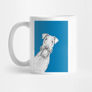 Cute Peeking Dog Mug